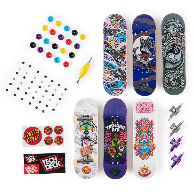Tech Deck Kit Kit Tech Deck Shop Pack Com 6 Skates Acessórios Para Montar - Sunny ...
