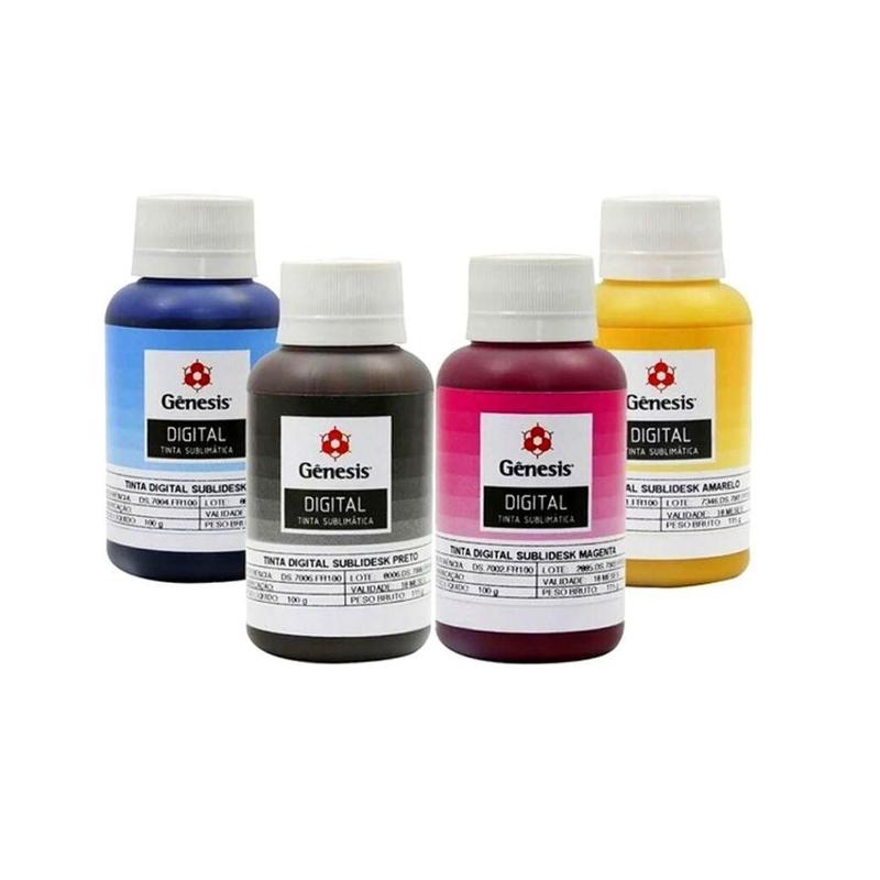 Kit Tinta Para Sublimação Gênesis Colorido - Genesis - Tintas para ...