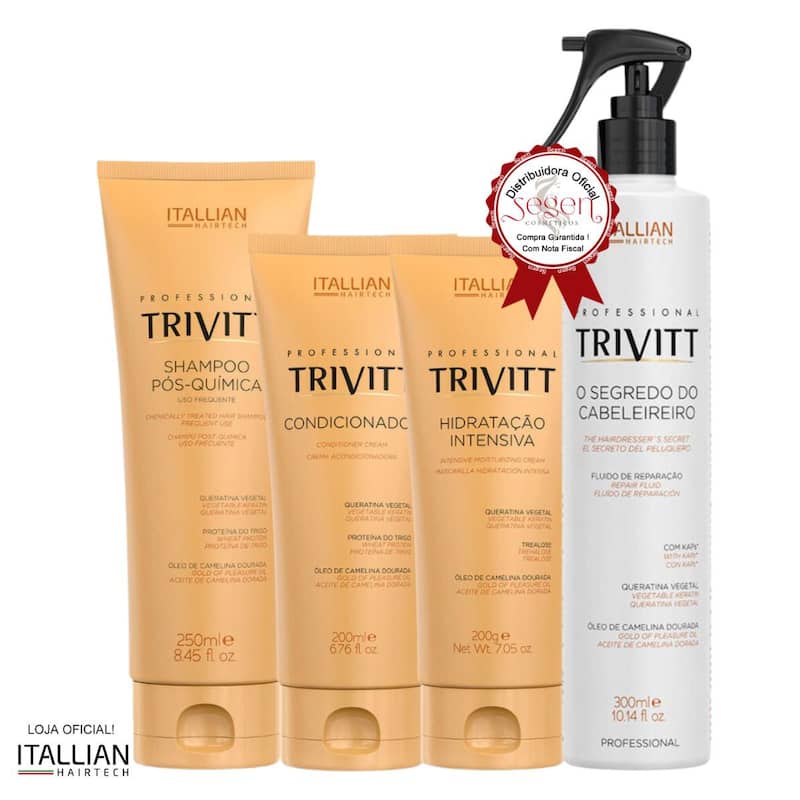 Kit Trivitt com Hidratação + Segredo do Cabeleireiro - Kit de ...