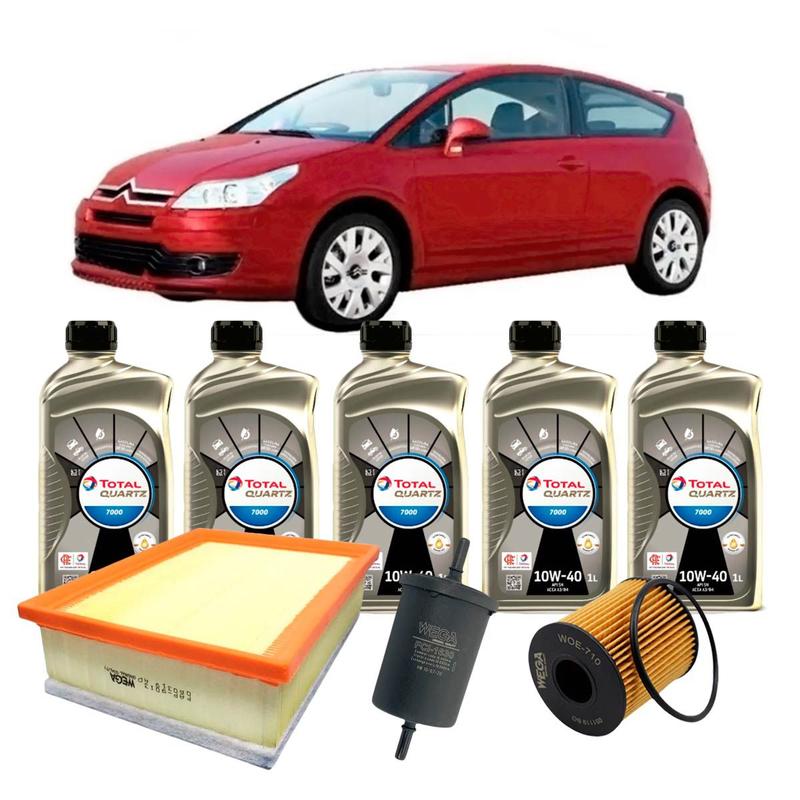 Kit Troca De Leo W Semissint Tico Total Quartz Sn Citroen C Vtr V De Em