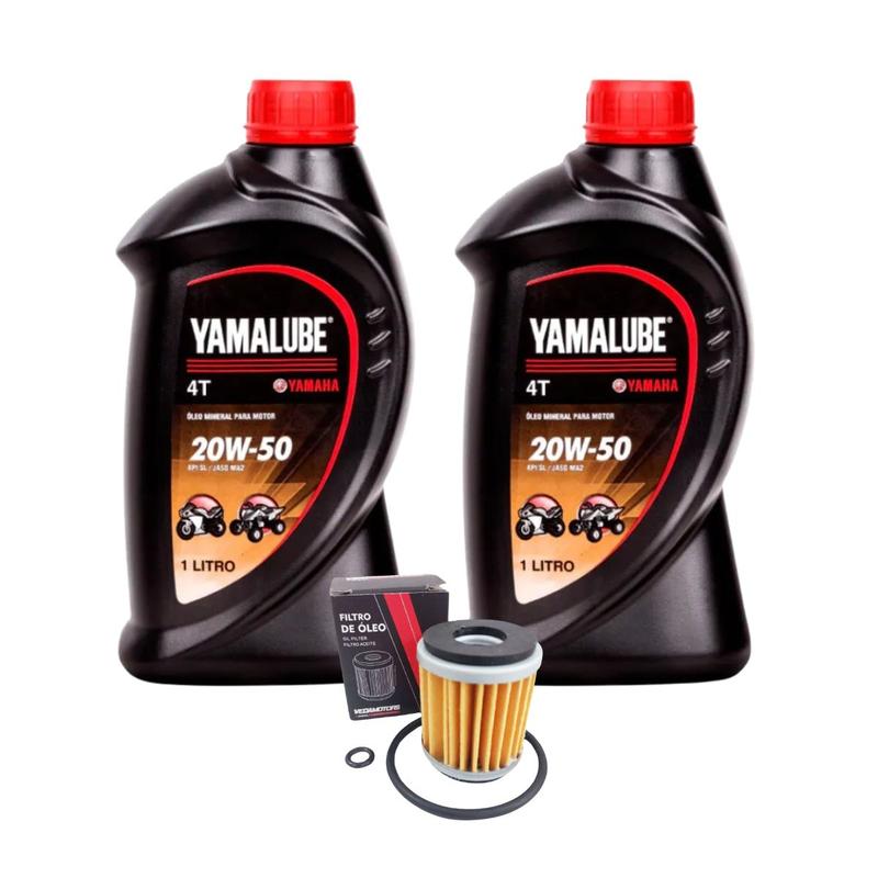 Kit Troca de Óleo - Yamaha Fazer 250 Lander XTZ 250 Teneré 250 ...