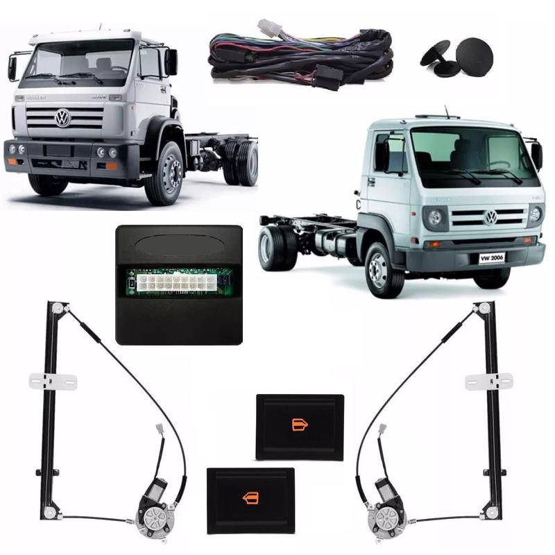 Kit Vidro Eletrico Caminhão Vw Delivery Sensorizado Original - Autopac ...