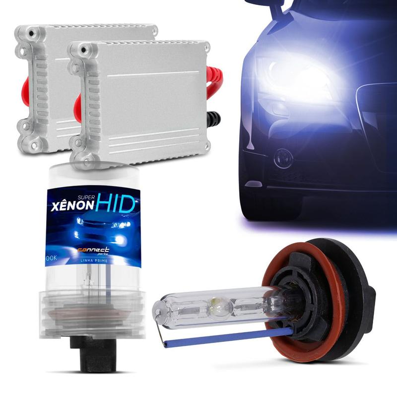 Kit Xenon 6000K ou 8000K H1 H3 H7 H4 HB3 HB4 H4-2 H11 H27 H7 reator ...