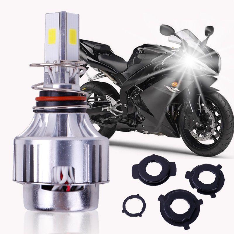 Lampada Farol Led Moto 6000k 4000 Lúmens H4 H6 PH7 PH8 - RAY-X ...