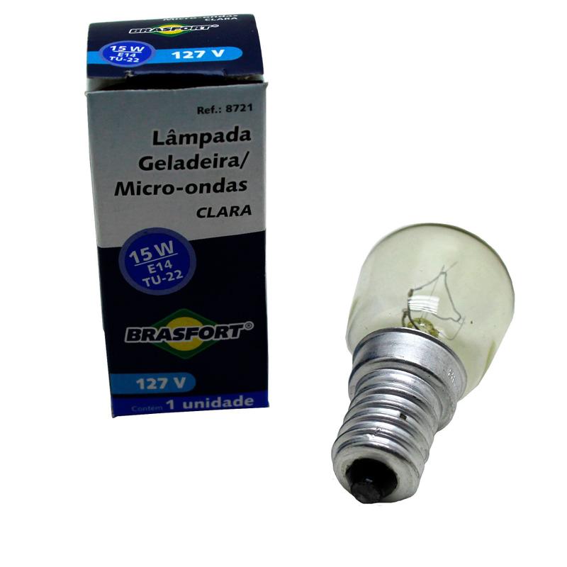 Lâmpada Geladeira/Forno/Microondas 15WX 127V - BRASFORT - Lâmpada de ...