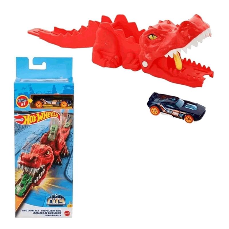 Lançador Dinossauro Com Carro City Nemesis Hot Wheels Mattel ...