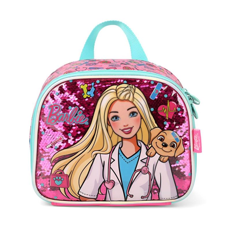 Lancheira Termica Menina Merendeira Bolsa De Lanche Barbie - Luxcel ...