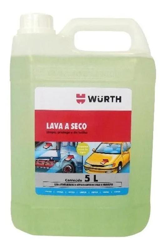 Lava Veículos A Seco Automotivo Carro Moto 3em1 Com Cera 5lt - WURTH ...
