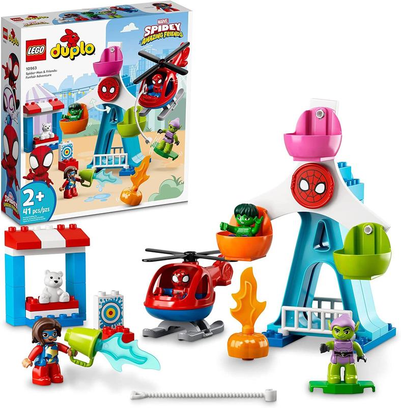 Lego Duplo Homem-aranha E Amigos: Parque De Diversões 10963 - Hasbro ...
