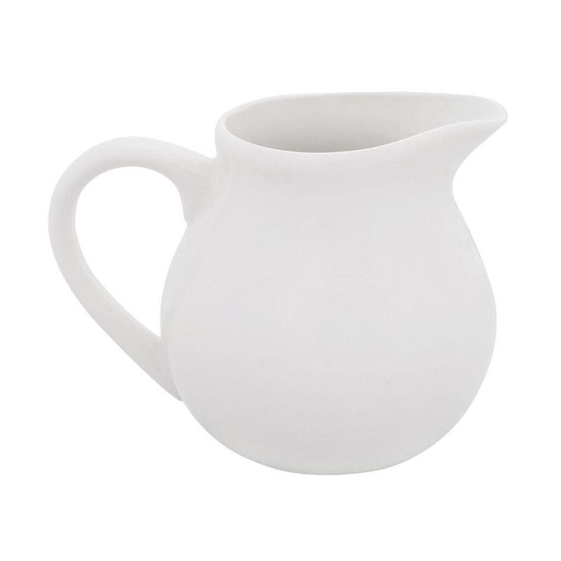 Leiteira De Porcelana Branca Haüskraft 12cm x 9cm x 9,5cm - 330ml ...