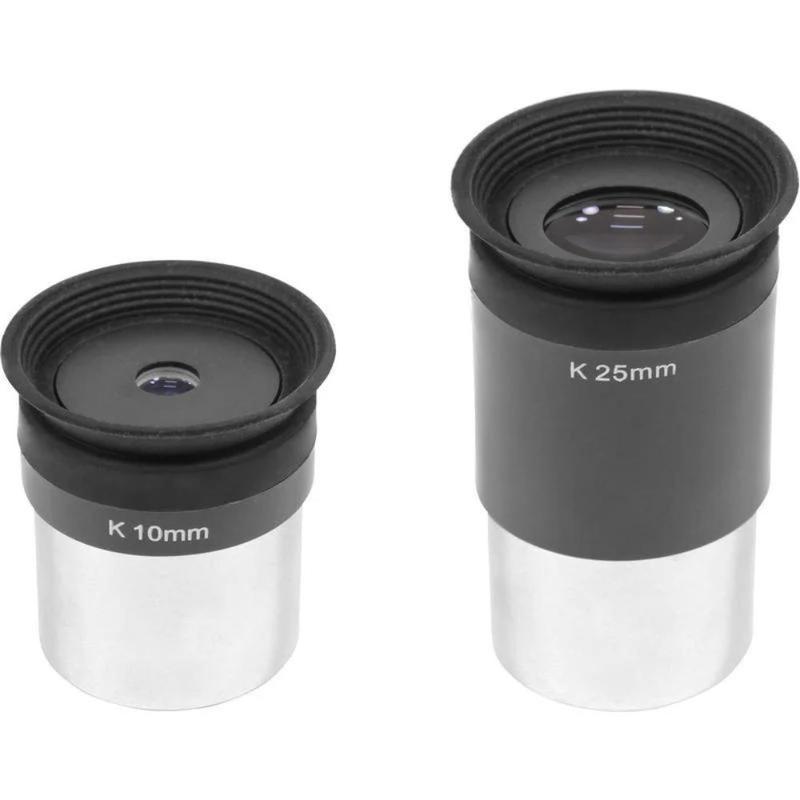 Lentes Oculares 25 mm E 10 mm Kellner Para Telescópio Observar Ver ...