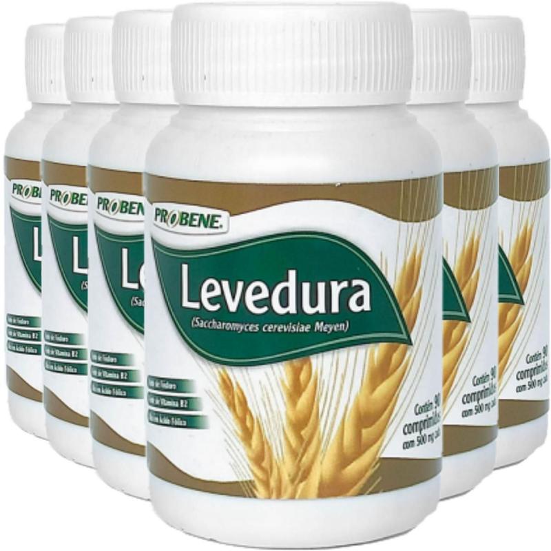 Levedura De Cerveja 500mg 6 X 90 Comprimidos - Probene - Levedo de ...