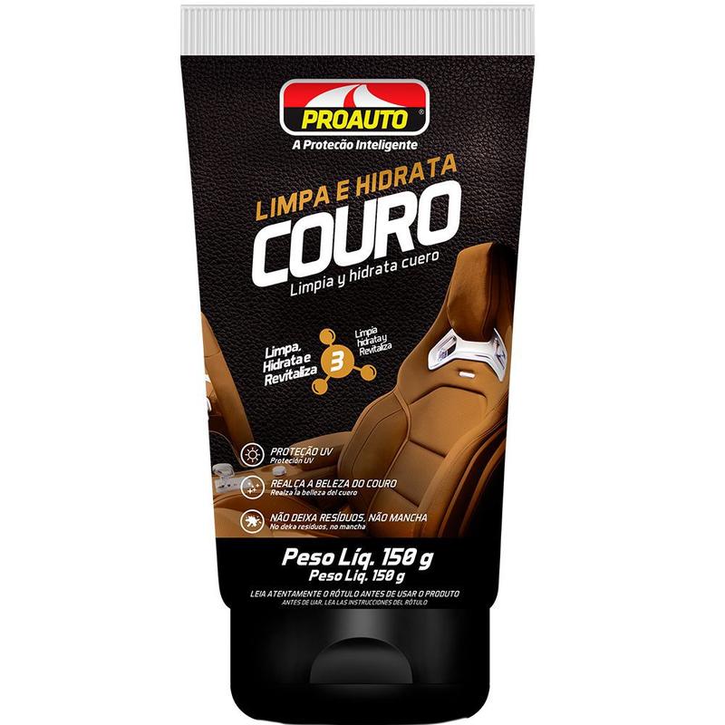 Limpa E Hidrata Couro Automotivo Proauto 150g - Hidratante / Limpador ...