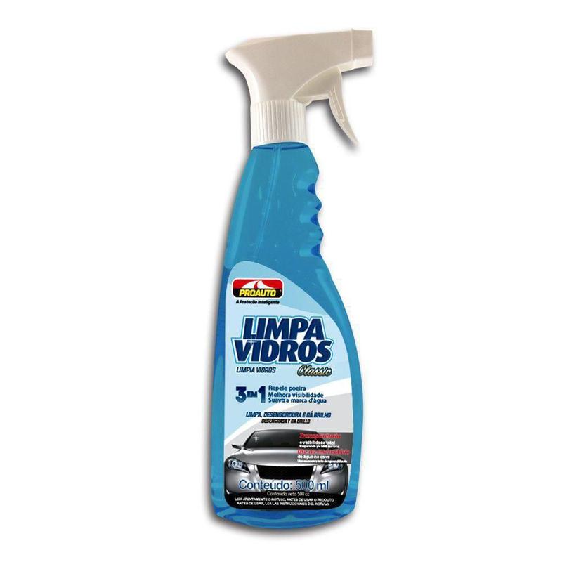 Limpa Vidros Gatilho Proauto 500Ml - Limpa Vidro - Magazine Luiza