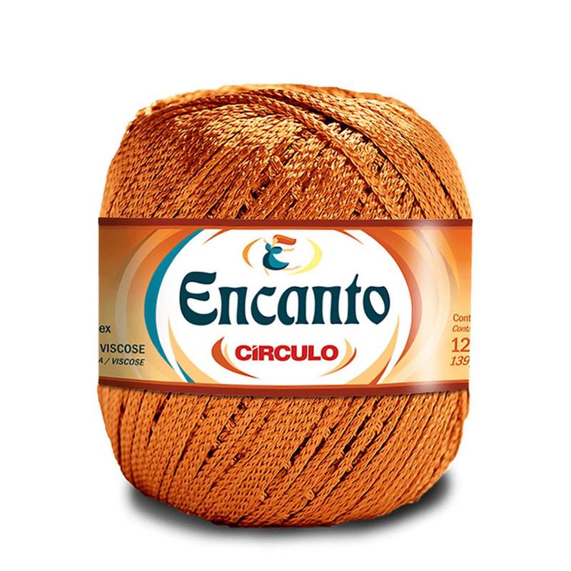 Linha Fio Encanto Para Croche 128m Circulo 100% Viscose - Linha de ...