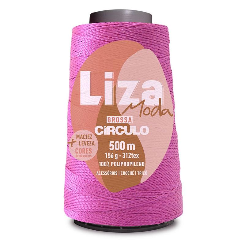 Linha Liza Moda Grossa Fio n 2 Cone com 500 Metros e 100% Polipropileno ...