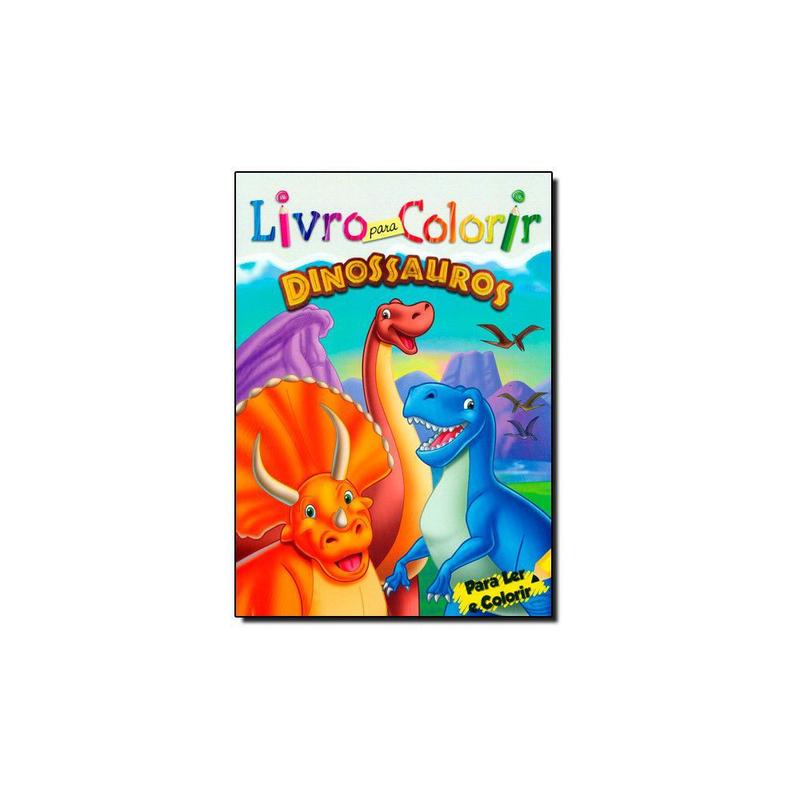Livro - Livro Para Colorir: Dinossauros - Livro de Colorir - Magazine Luiza