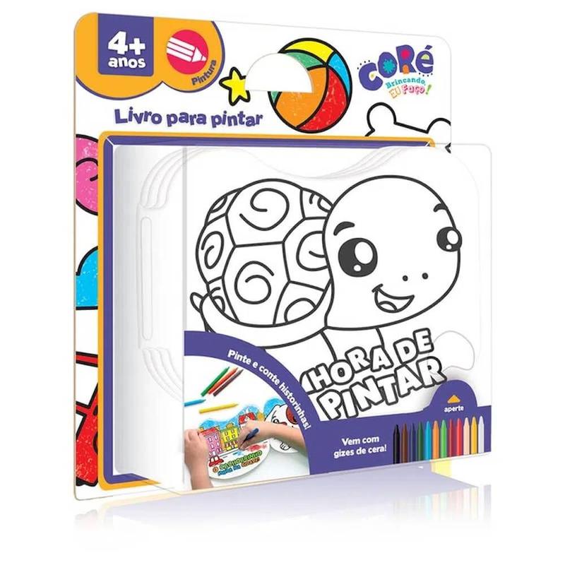 LIVRO PARA PINTAR HORA DE PINTAR TOYSTER - - Livros de Literatura ...