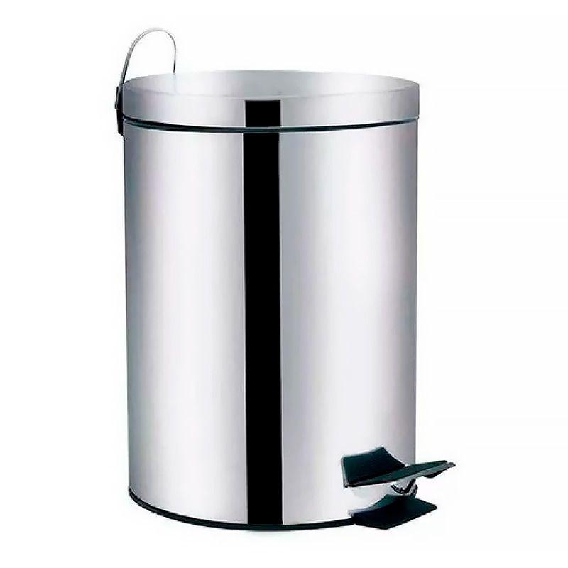 Lixeira de Aço Inox Ágata 12 Litros com Pedal - 008223 - Mor - Lixeira ...