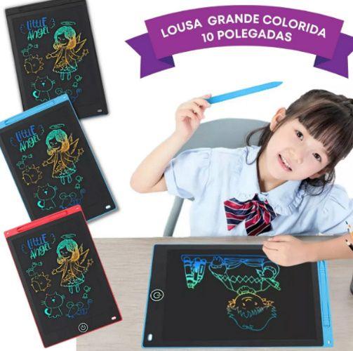 Lousa Grande Digital Colorida Infantil Para Escrever e Desenhar - h7 ...