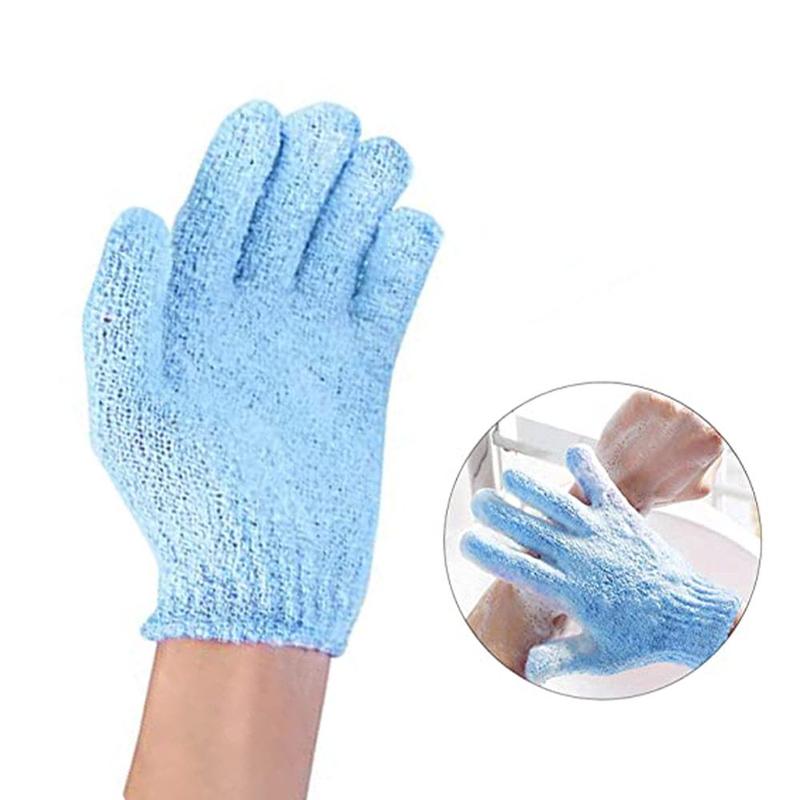 Luva de Banho Esfoliante Corporal Pescoço Ombro Braço Perna Bucha ...