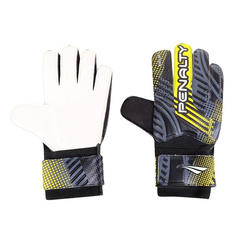Luva de Goleiro Penalty Delta 1 Adulto Tamanho 8 Amarelo e Preto - Luva ...