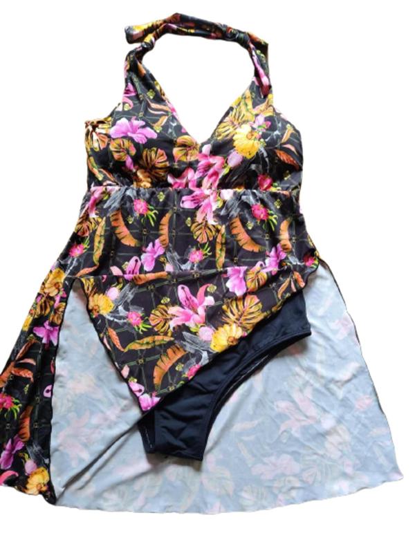 Maio Vestido Saída De Praia Plus Size Com Bojo - Star Gold Store - Maiô ...