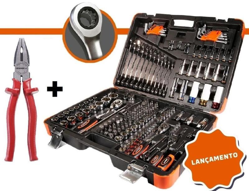 Maleta De Ferramentas Completa Robust 178pçs Alicate Gedore Red ...