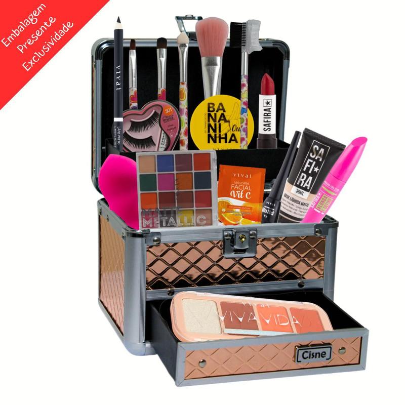 Maleta De Maquiagem Completa Profissional ESPECIAL PRESENTE ...