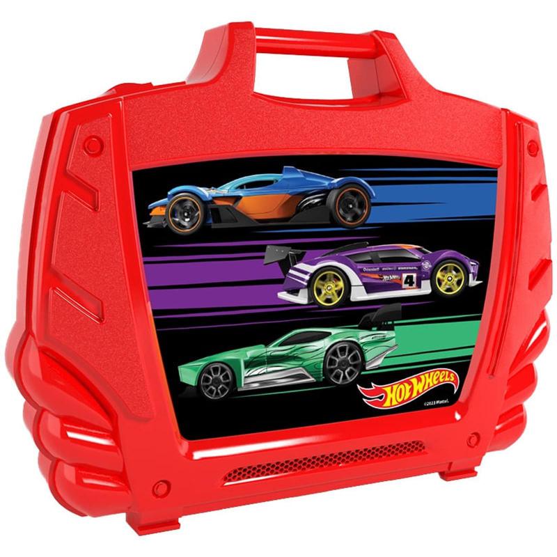Maleta Porta Carrinhos Hot Wheels - Vermelho - Fun Divirta-se ...