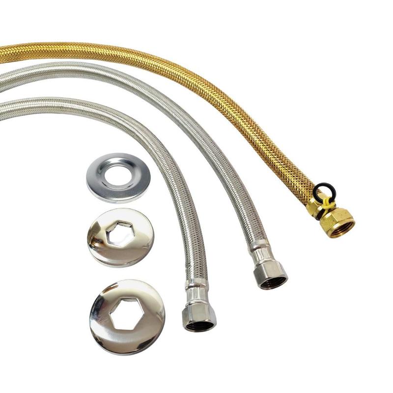 Mangueiras Para Aquecedor À Gás 60Cm 1/2 Norma Nbr + Canopla ...