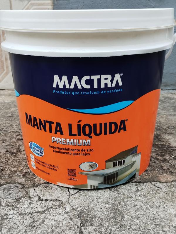 Manta Líquida Impermeabilizante Mactra 12 kg Branco - Laje Telhado E ...