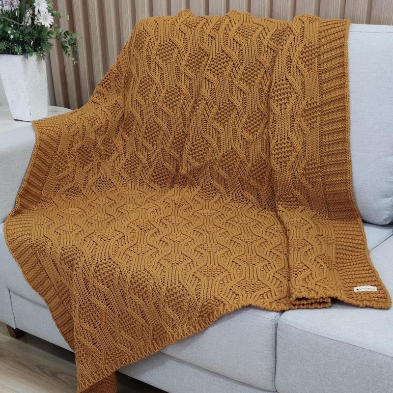 Manta Trico Decorativa Sofa 120x150cm Usufruto Tricot cod001 - Manta ...
