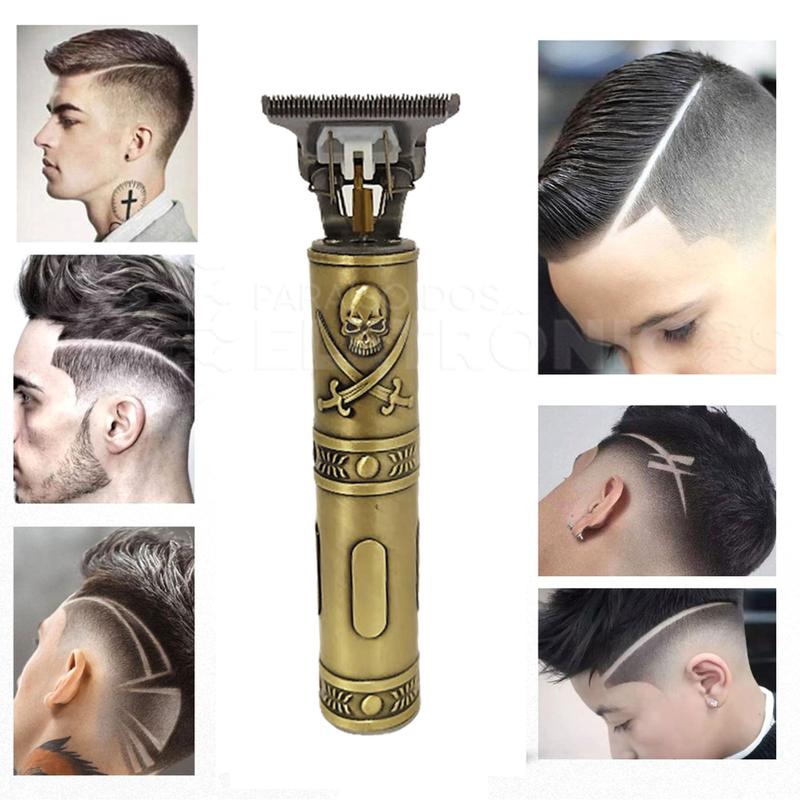 Maquina De Corta Cabelo Profissional Hair Trimmer Recarregável YT07 ...