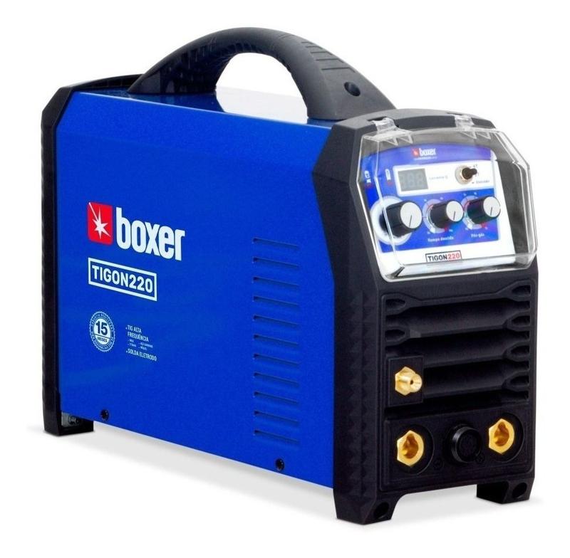 Máquina De Solda Inverter Boxer Tigon 220 Azul 220v - Máquina de Solda ...