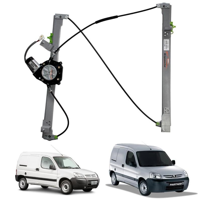 Máquina De Vidro Elétrico Citroen Berlingo Peugeot Partner Com Motor ...
