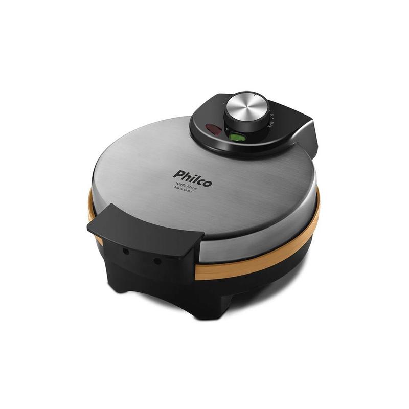 Máquina de Waffle Philco Maxx Gold PWM02PG 850W Inox - 220V - Único ...