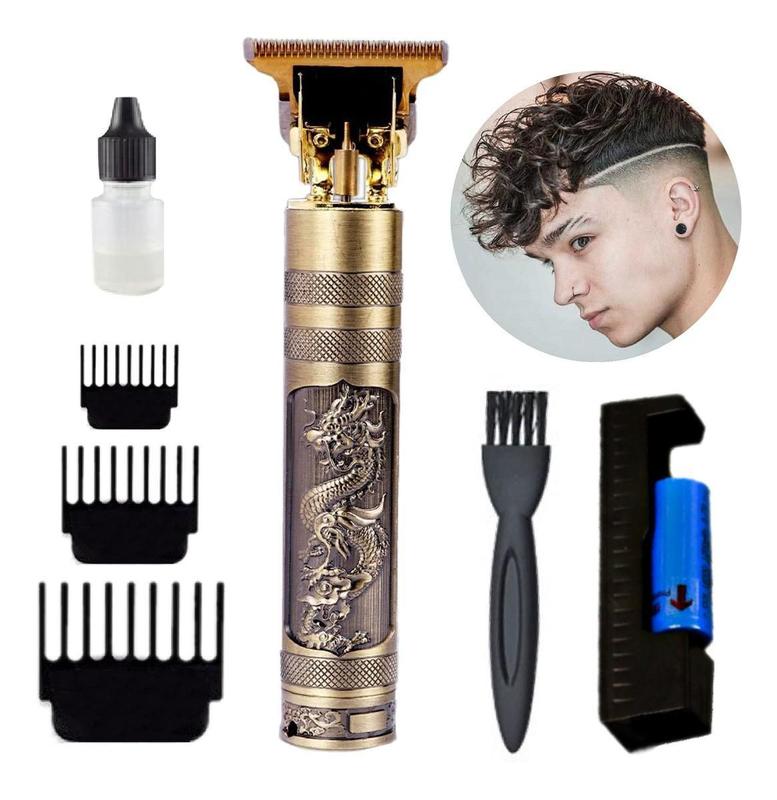 Máquininha Barbear Cabelo Fazer Pézinho Depilar Recarregável - Maquina ...