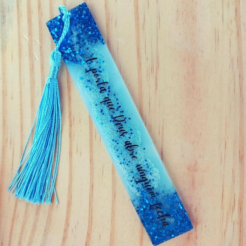 Marca Página Personalizado com Frases - D Resinas - Marcador de Página ...