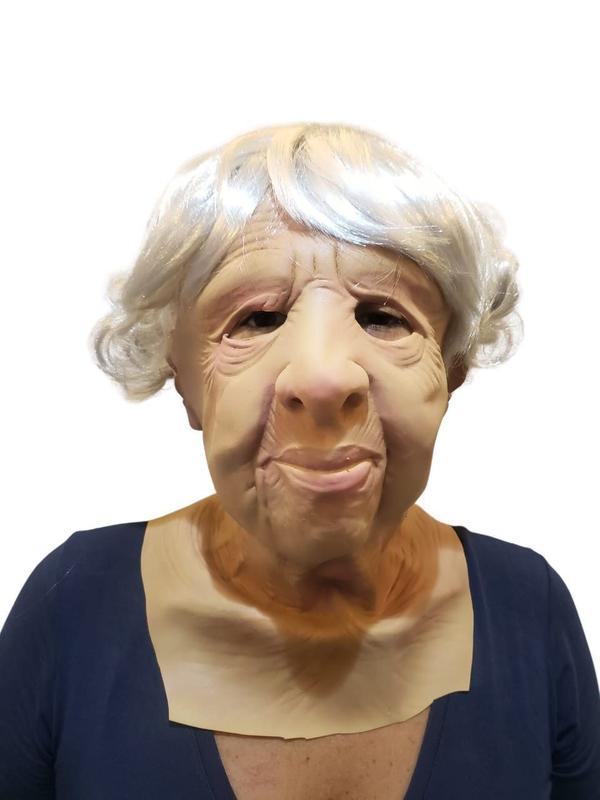 Máscara De Látex adulto de velha senhora idosa Realista - Lynx ...