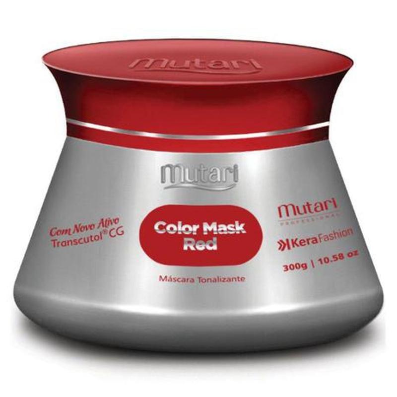 Mascara Tonalizante Para Cabelos Vermelhos Color Mask Red Mutari 300g ...
