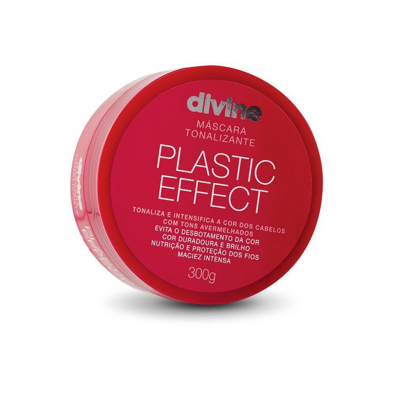 Máscara Tonalizante Vermelha Plastic Effect Red Divine Fattore 300g ...