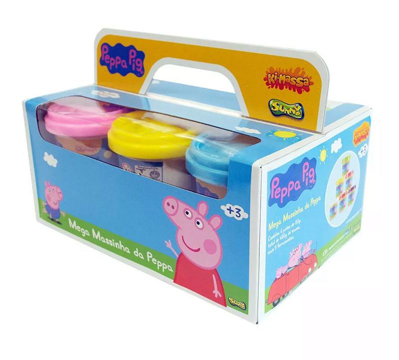 Massa de Modelar - Peppa Pig - Mega Massinha da Peppa - Sunny ...