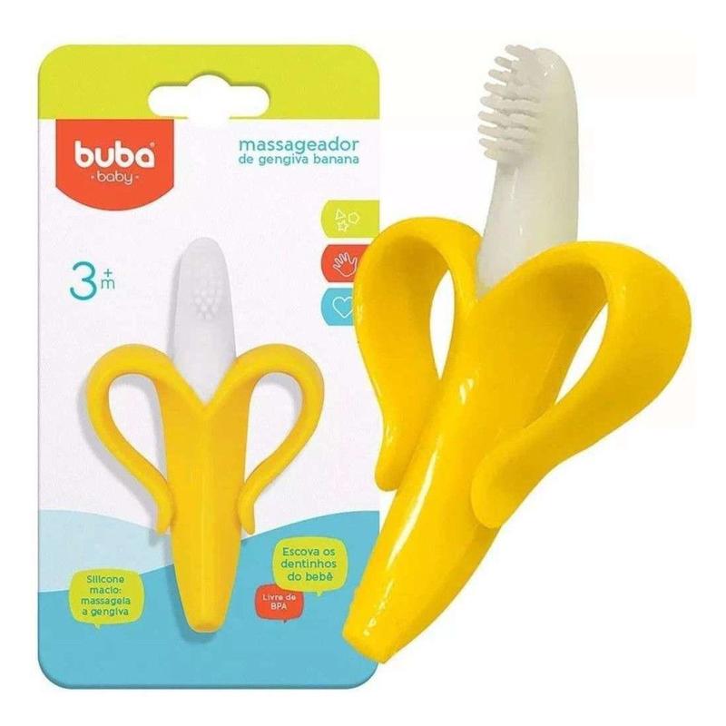 Massageador de gengiva banana - buba - Mordedor - Magazine Luiza