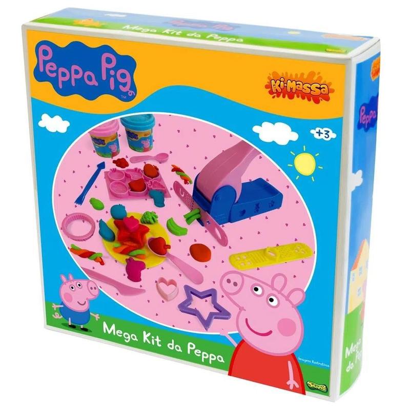 Massinha Peppa Pig - Mega Kit Da Peppa 1851 - Sunny - Massinha ...