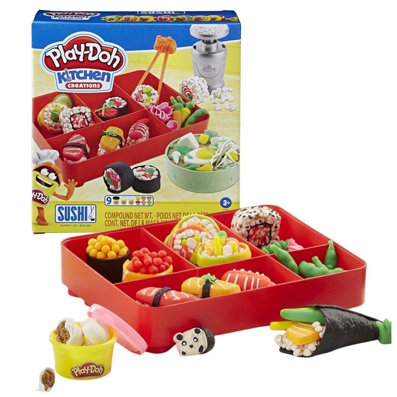 Massinhas Play Doh - Set Festa do Sushi - Kitchen - Hasbro - Brinquedos ...