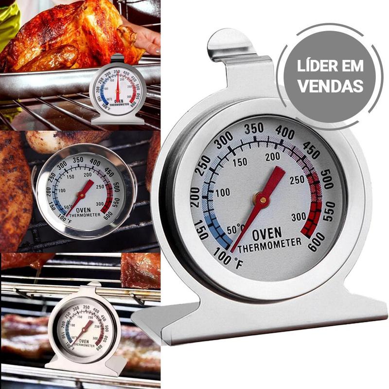 Medidor De Temperatura para Forno Fogão 300 com Base Inox - Clink ...
