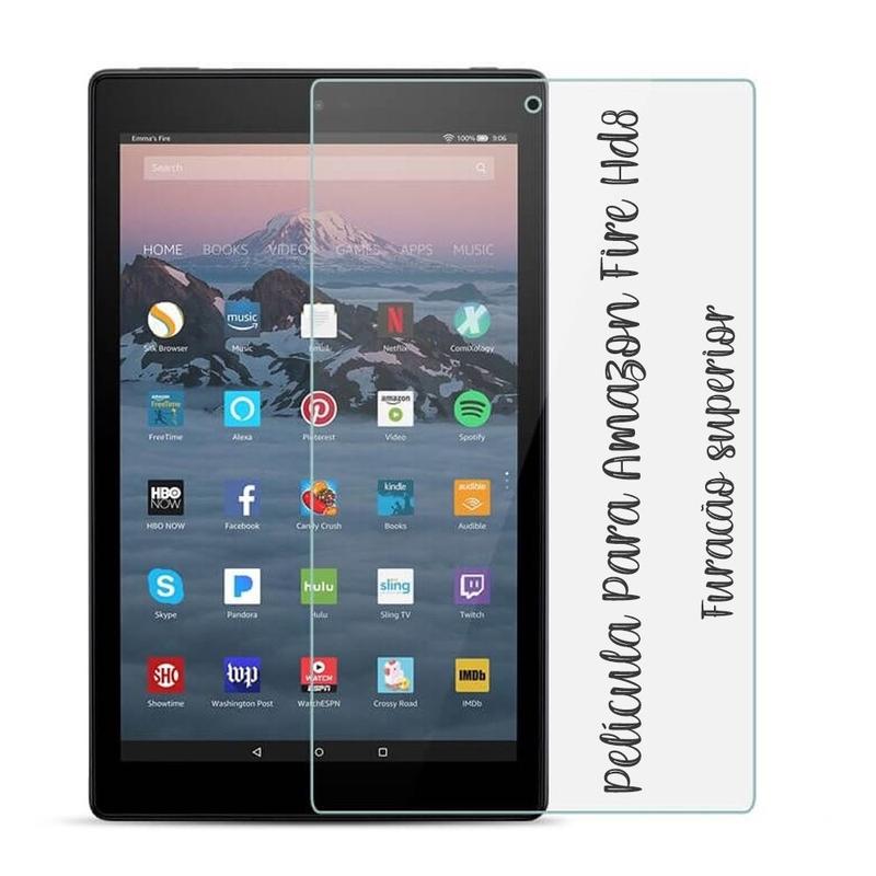 Melhor Película de Vidro Para Tablet Amazon Kindle Fire Hd8 - Duda ...