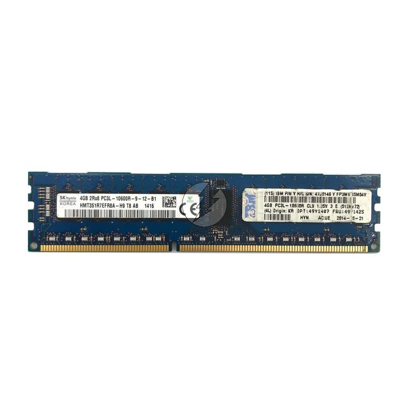 Pack De 4 Barrettes RAM SK Hynix 4Go DDR3 ECC Registered (serveur, Occasion)