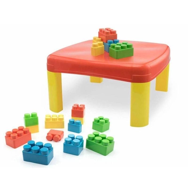 Mesa Infantil - Com Blocos de Montar - Simo Toys - Brinquedos de Montar ...